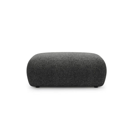 Kate Pouf rechteckig, mit Bezug aus Strukturierter Stoff (Puente 94) in Dunkelgrau melange, 99x60 cm – Bild 1