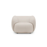 Kate Sessel mit Bezug aus Boucle (Baloo 2074) in Beige, 108x89 cm – Bild 1