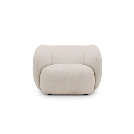 Kate Sessel mit Bezug aus Boucle (Baloo 2074) in Beige, 108x89 cm – Bild 1