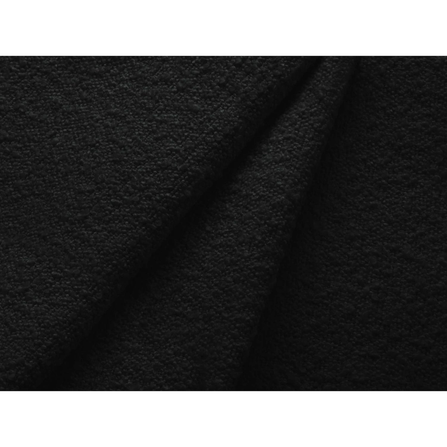 Kate Sessel mit Bezug aus Boucle (Baloo 2082) in Schwarz, 108x89 cm – Bild 4