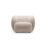 Kate Sessel mit Bezug aus Samt (Salvador 1) in Beige, 108x89 cm – Bild 1