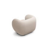 Kate Sessel mit Bezug aus Samt (Salvador 1) in Beige, 108x89 cm – Bild 3