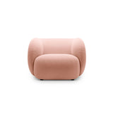 Kate Sessel mit Bezug aus Samt (Salvador 11) in Rosa, 108x89 cm – Bild 1