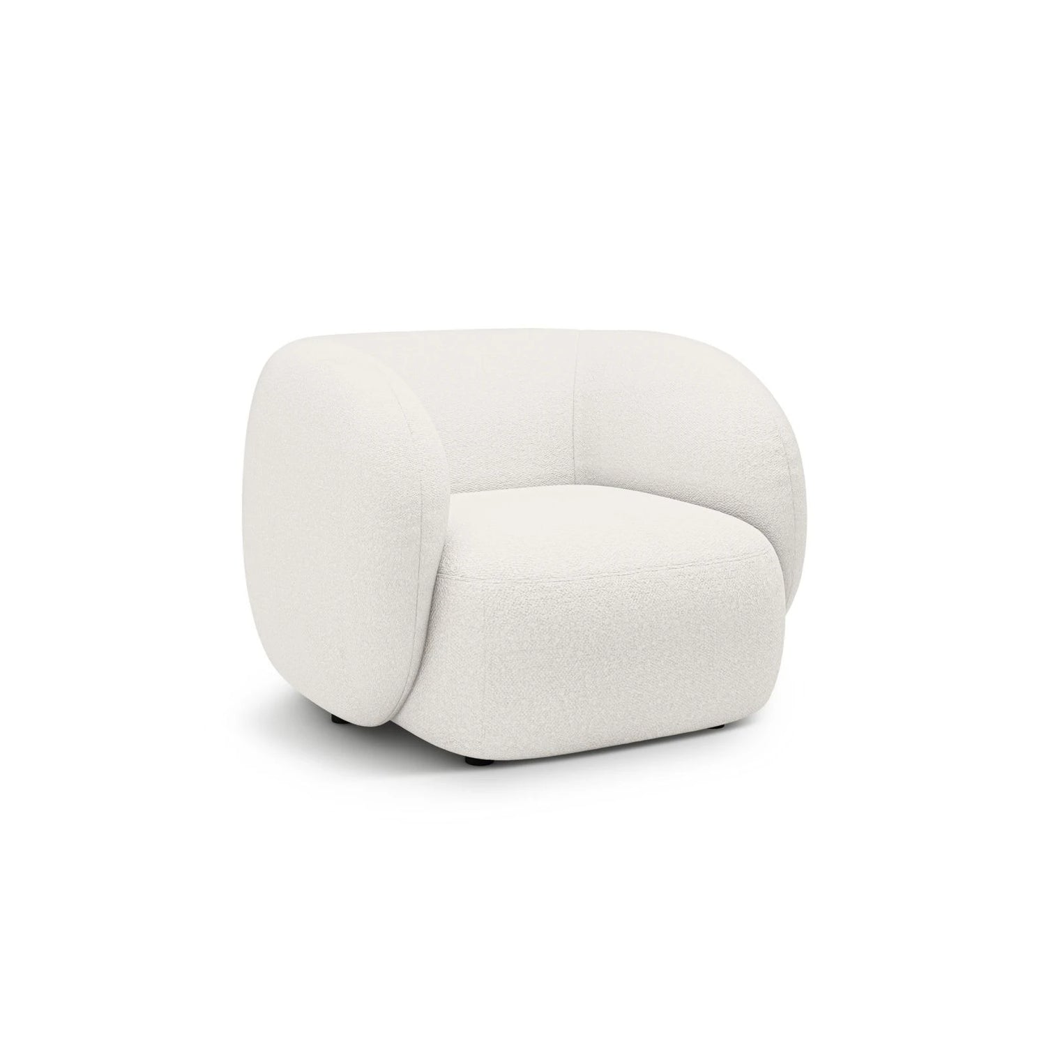 Kate Sessel mit Bezug aus Samt, Strukturstoff oder Boucle, 108x89 cm – Bild 2
