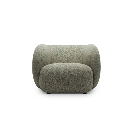 Kate Sessel mit Bezug aus Strukturierter Stoff (Puente 33) in Moss Green Melange, 108x89 cm – Bild 1