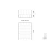 Kelp Bett mit Stauraum und Kopfteil in Samt (Blu06) in Hellblau, 200x200 cm – Bild 3