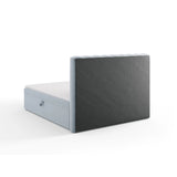 Kelp Boxspringbett mit Stauraum und Kopfteil in Samt (Blu06) in Hellblau, 180x200 cm – Bild 6