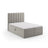 Kelp Boxspringbett mit Stauraum und Kopfteil in Samt (Blu13) in Hellgrau, 140x200 cm – Bild 3