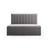 Kelp Boxspringbett mit Stauraum und Kopfteil in Samt (Blu14) in Grau, 180x200 cm – Bild 1