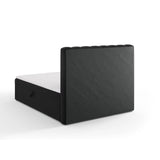 Kelp Boxspringbett mit Stauraum und Kopfteil in Samt (Blu19) in Schwarz, 160x200 cm – Bild 6