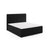 Kelp Boxspringbett mit Stauraum und Kopfteil in Samt (Blu19) in Schwarz, 180x200 cm – Bild 3