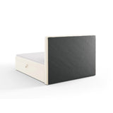 Kelp Boxspringbett mit Stauraum und Kopfteil in Samt (Blu22) in Leichtes Beige, 180x200 cm – Bild 6