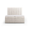 Kelp Boxspringbett mit Stauraum und Kopfteil in Samt oder Strukturstoff, 140x200 cm – Bild 1