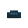 Kendal 2-Sitzer Sofa mit Bezug aus Samt (Ma2211) in Marineblau, 156x103 cm – Bild 1