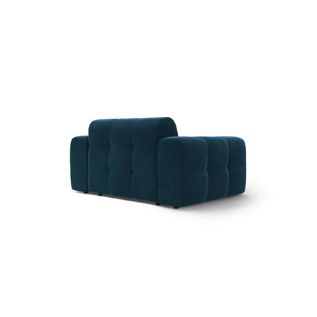 Kendal 2-Sitzer Sofa mit Bezug aus Samt (Ma2211) in Marineblau, 156x103 cm – Bild 5