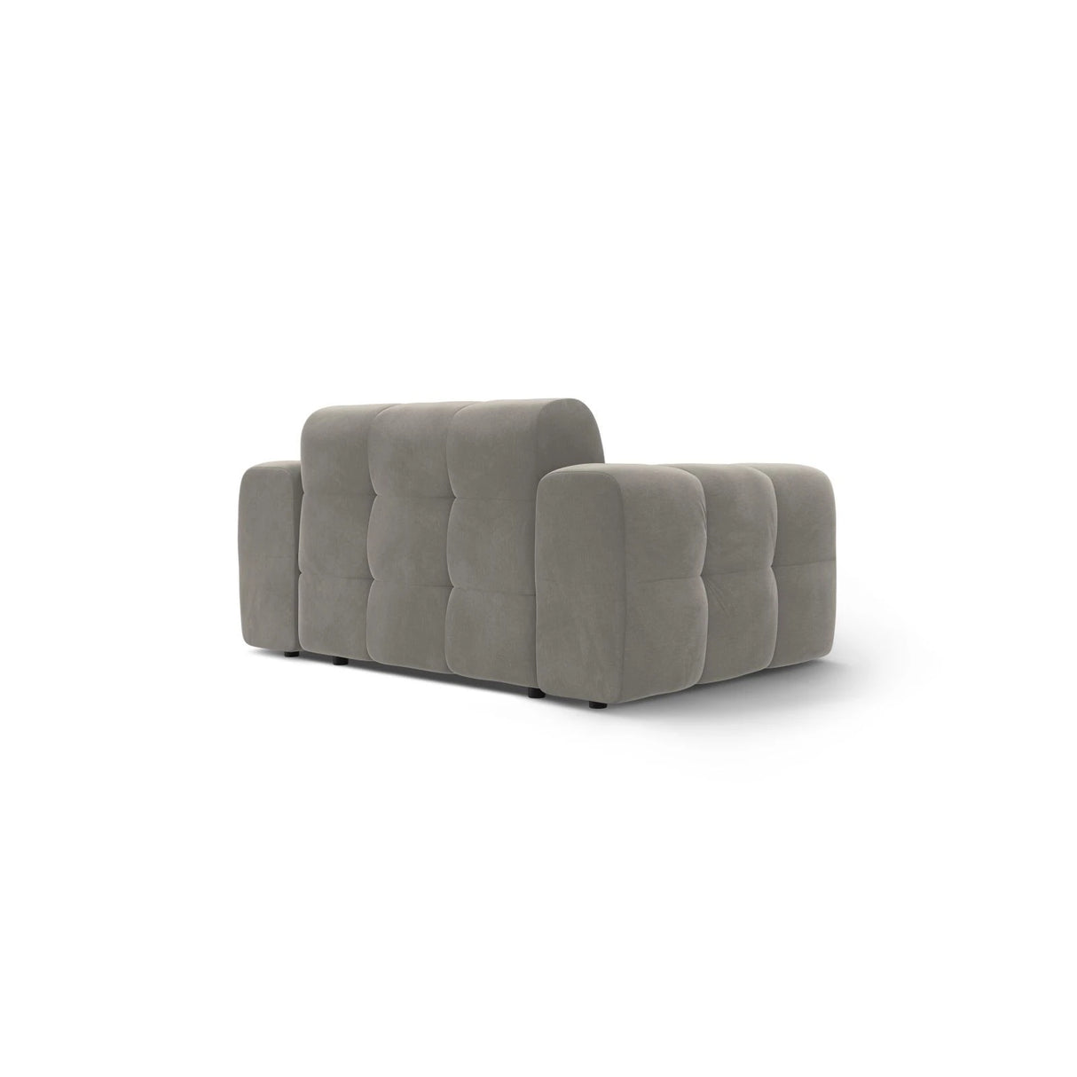 Kendal 2-Sitzer Sofa mit Bezug aus Samt (Ma2241) in Dunkelgrau, 156x103 cm – Bild 5