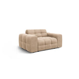 Kendal 2-Sitzer Sofa mit Bezug aus Samt (Ma2282) in Almond Beige, 156x103 cm – Bild 4
