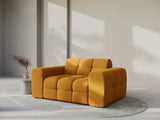 Kendal 2-Sitzer Sofa mit Bezug aus Samt (Ma2288) in Mustard, 156x103 cm – Bild 2