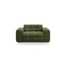 Kendal 2-Sitzer Sofa mit Bezug aus Samt (Ma2295) in Army Green, 156x103 cm – Bild 1
