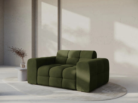 Kendal 2-Sitzer Sofa mit Bezug aus Samt (Ma2295) in Army Green, 156x103 cm – Bild 2