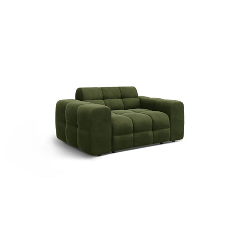 Kendal 2-Sitzer Sofa mit Bezug aus Samt (Ma2295) in Army Green, 156x103 cm – Bild 4