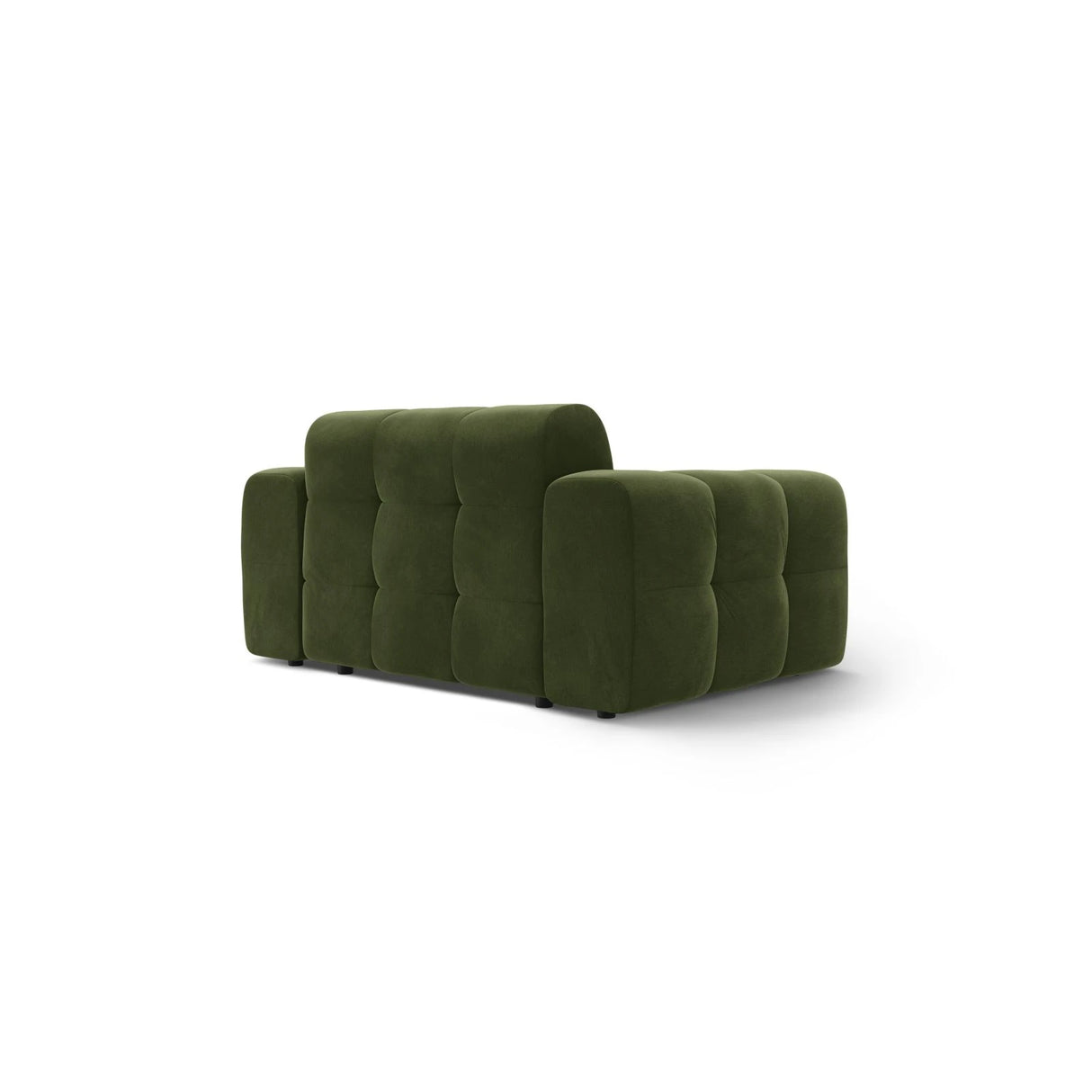 Kendal 2-Sitzer Sofa mit Bezug aus Samt (Ma2295) in Army Green, 156x103 cm – Bild 5