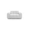 Kendal 2-Sitzer Sofa mit Bezug aus Samt oder Strukturstoff, 156x103 cm – Bild 1