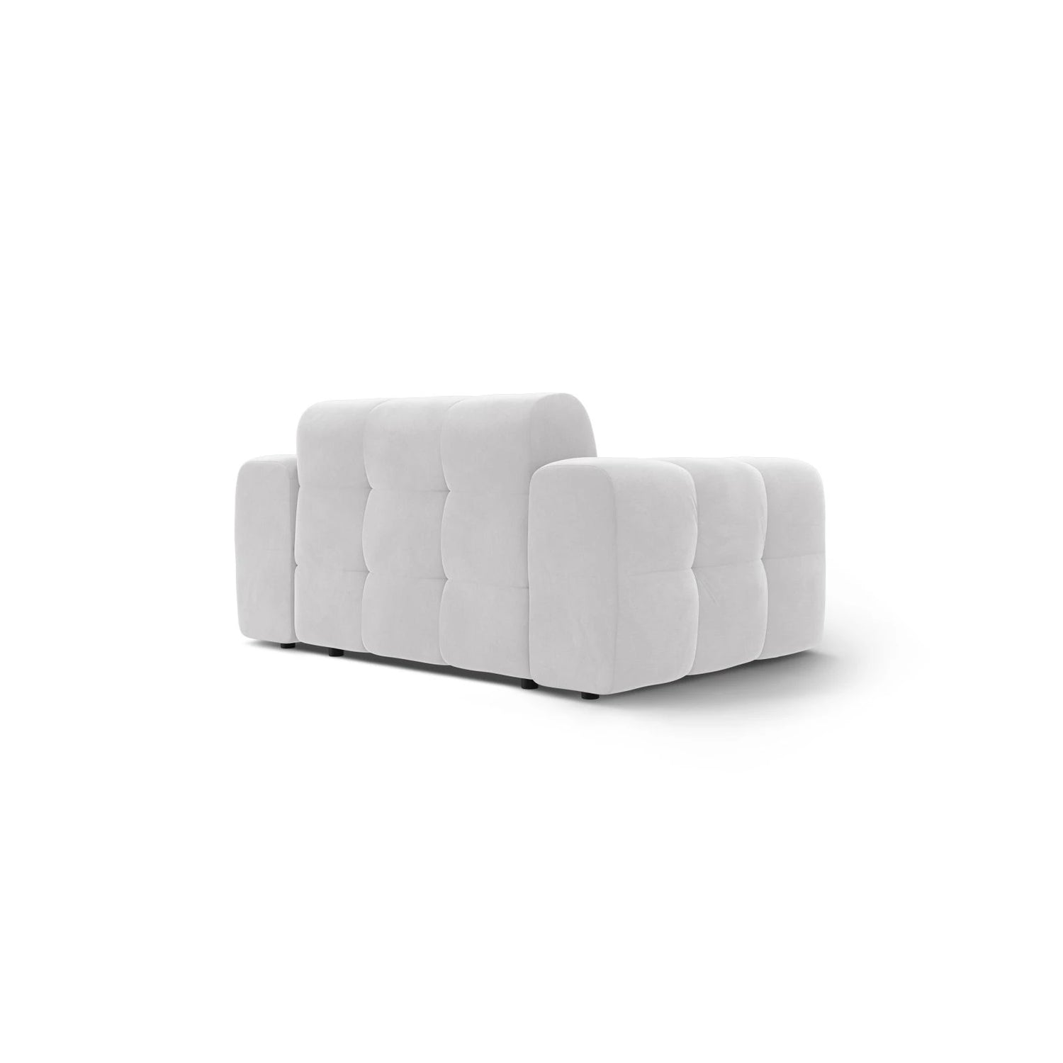 Kendal 2-Sitzer Sofa mit Bezug aus Samt oder Strukturstoff, 156x103 cm – Bild 5