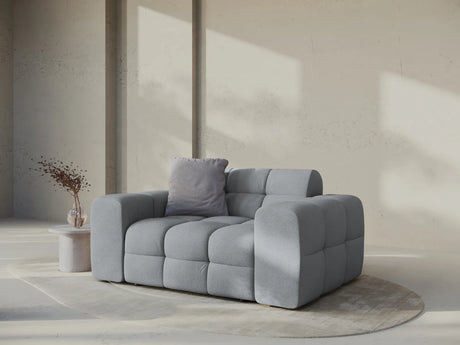Kendal 2-Sitzer Sofa mit Bezug aus Strukturierter Stoff (Ota10) in Platinum, 156x103 cm – Bild 2