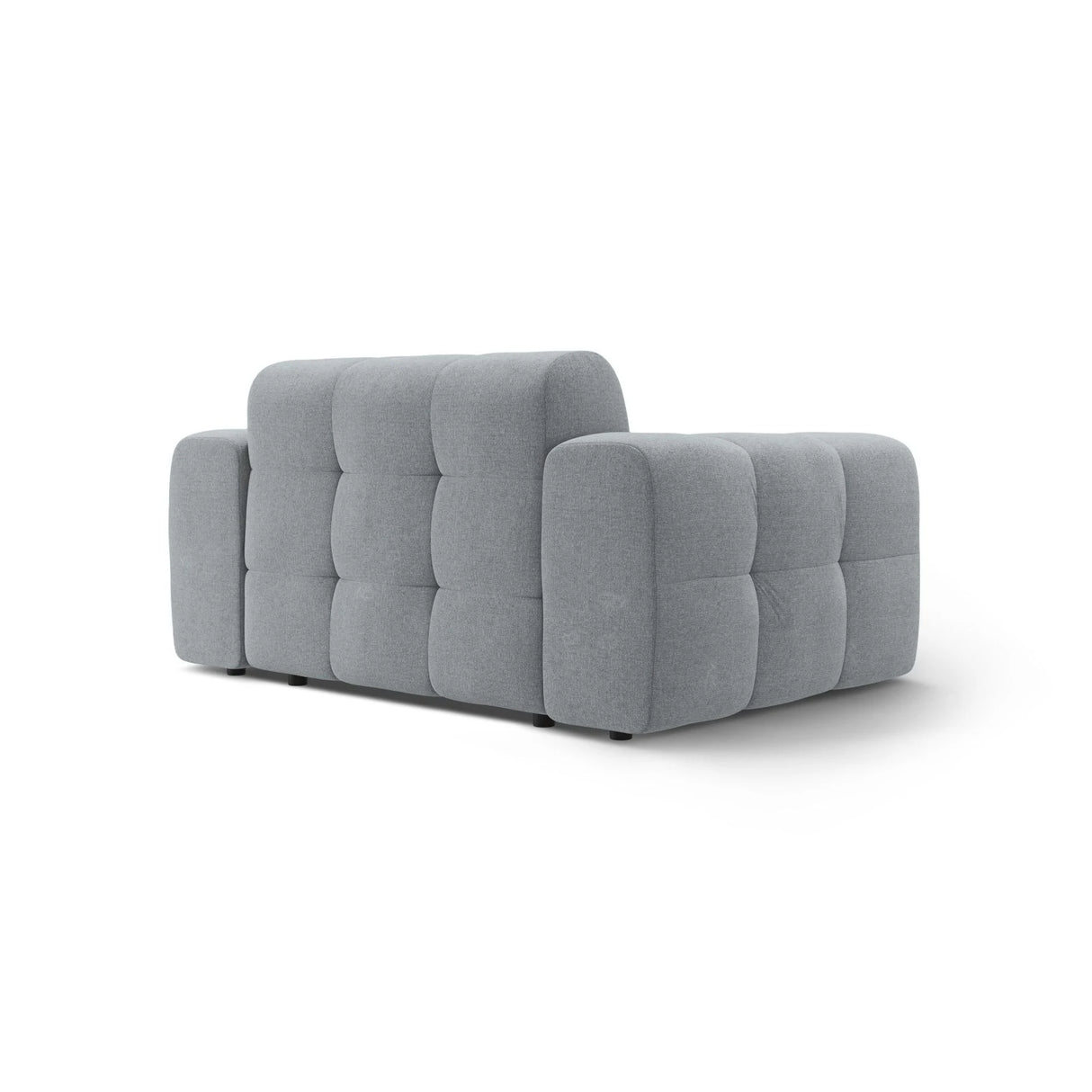 Kendal 2-Sitzer Sofa mit Bezug aus Strukturierter Stoff (Ota10) in Platinum, 156x103 cm – Bild 5