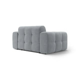 Kendal 2-Sitzer Sofa mit Bezug aus Strukturierter Stoff (Ota10) in Platinum, 156x103 cm – Bild 5