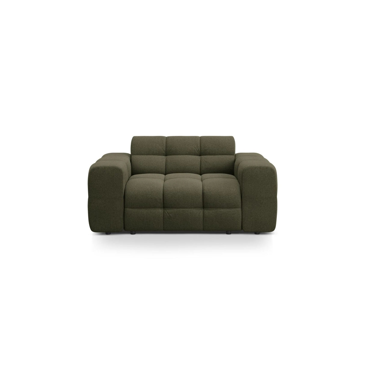 Kendal 2-Sitzer Sofa mit Bezug aus Strukturierter Stoff (Ota13) in Amazon grün, 156x103 cm – Bild 1