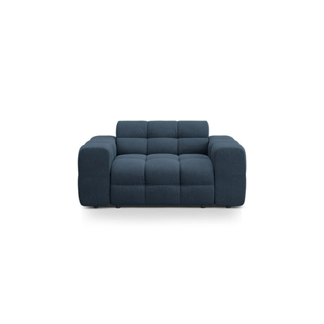Kendal 2-Sitzer Sofa mit Bezug aus Strukturierter Stoff (Ota18) in Marineblau, 156x103 cm – Bild 1