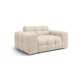 Kendal 2-Sitzer Sofa mit Bezug aus Strukturierter Stoff (Ota8) in Beige, 156x103 cm – Bild 4