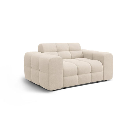 Kendal 2-Sitzer Sofa mit Bezug aus Strukturierter Stoff (Ota8) in Beige, 156x103 cm – Bild 4