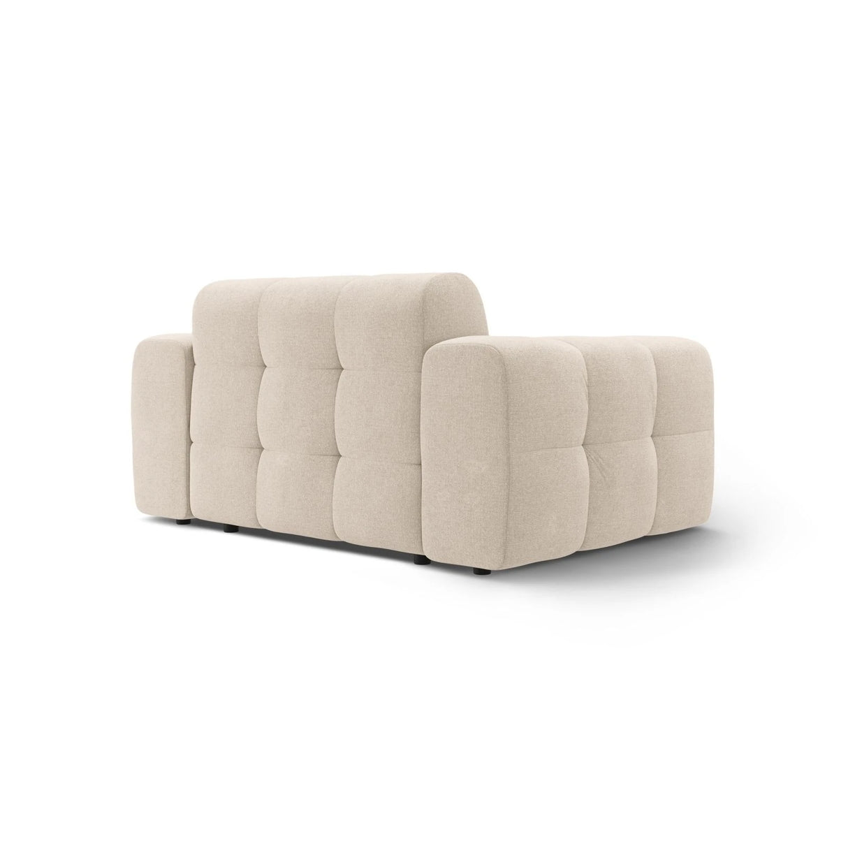 Kendal 2-Sitzer Sofa mit Bezug aus Strukturierter Stoff (Ota8) in Beige, 156x103 cm – Bild 5