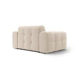 Kendal 2-Sitzer Sofa mit Bezug aus Strukturierter Stoff (Ota8) in Beige, 156x103 cm – Bild 5