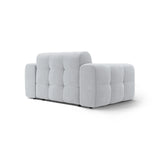 Kendal 2-Sitzer Sofa mit Bezug aus Strukturierter Stoff (Ota9) in Hellgrau, 156x103 cm – Bild 5
