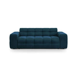 Kendal 3-Sitzer Sofa mit Bezug aus Samt (Ma2211) in Marineblau, 222x103 cm – Bild 1