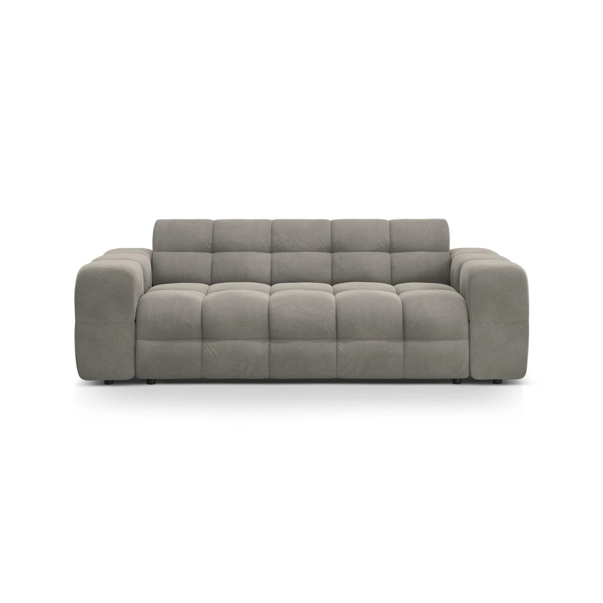 Kendal 3-Sitzer Sofa mit Bezug aus Samt (Ma2241) in Dunkelgrau, 222x103 cm – Bild 1