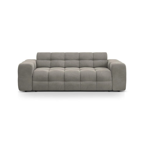 Kendal 3-Sitzer Sofa mit Bezug aus Samt (Ma2241) in Dunkelgrau, 222x103 cm – Bild 1