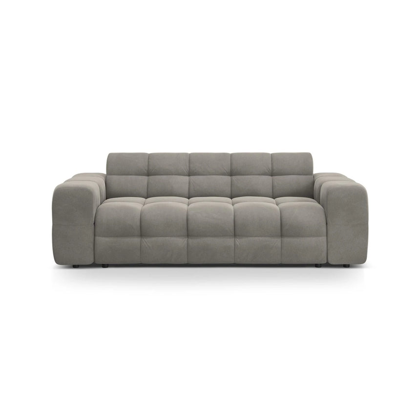 Kendal 3-Sitzer Sofa mit Bezug aus Samt (Ma2241) in Dunkelgrau, 222x103 cm – Bild 1