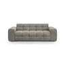 Kendal 3-Sitzer Sofa mit Bezug aus Samt (Ma2241) in Dunkelgrau, 222x103 cm – Bild 1
