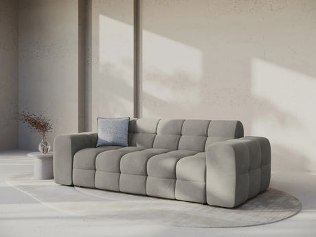 Kendal 3-Sitzer Sofa mit Bezug aus Samt (Ma2241) in Dunkelgrau, 222x103 cm – Bild 2