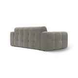 Kendal 3-Sitzer Sofa mit Bezug aus Samt (Ma2241) in Dunkelgrau, 222x103 cm – Bild 5