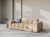 Kendal 3-Sitzer Sofa mit Bezug aus Samt (Ma2282) in Almond Beige, 222x103 cm – Bild 2