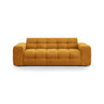 Kendal 3-Sitzer Sofa mit Bezug aus Samt (Ma2288) in Mustard, 222x103 cm – Bild 1