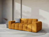 Kendal 3-Sitzer Sofa mit Bezug aus Samt (Ma2288) in Mustard, 222x103 cm – Bild 2