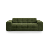 Kendal 3-Sitzer Sofa mit Bezug aus Samt (Ma2295) in Army Green, 222x103 cm – Bild 1