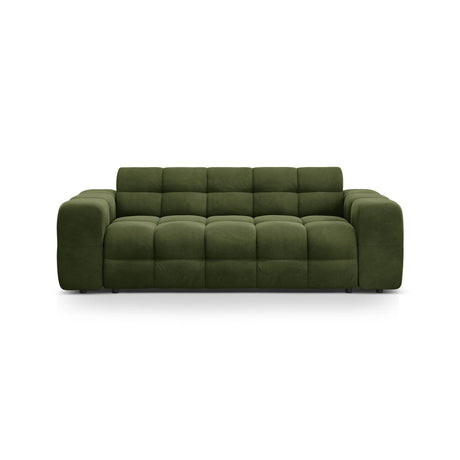 Kendal 3-Sitzer Sofa mit Bezug aus Samt (Ma2295) in Army Green, 222x103 cm – Bild 1